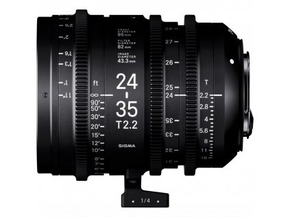 SIGMA CINE 24-35 mm T2.2 FF F/CE METRIC pre Canon EF