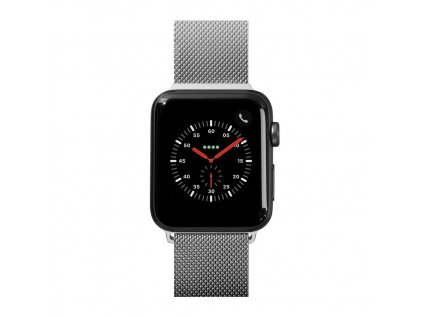 LAUT Steel Loop – opasok na Apple Watch 42/44 mm, milánsky ťah, Silver