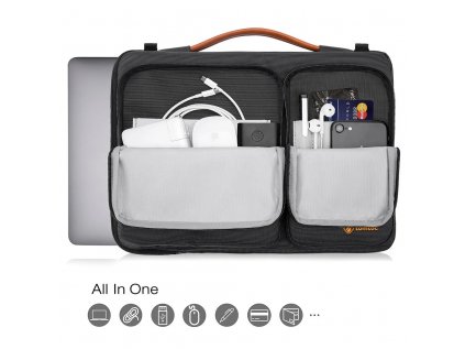 tomtoc Messenger – 16" MacBook Pro 2019/15,3" MacBook Air, čierna