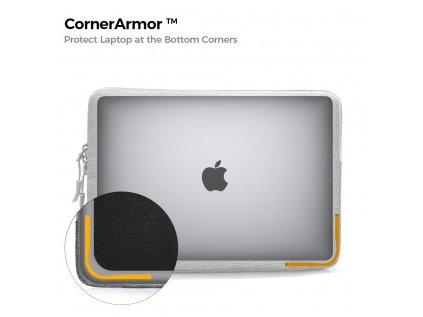 tomtoc Sleeve – 13" MacBook Pro / Air (2016+), sivá