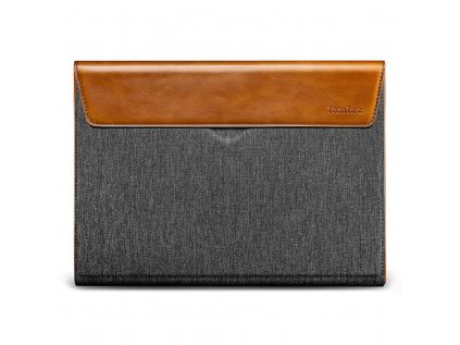 tomtoc Premium Sleeve – 16'' MacBook Pro 2019, šedá, koňaková