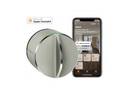 Danalock V3 šikovný zámok - Bluetooth & Homekit, strieborný