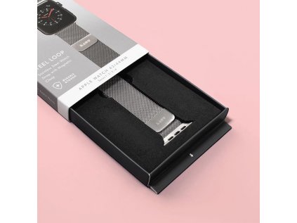 LAUT Steel LOOP – remienok na Apple Watch 42/44 mm, modrý