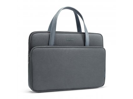 tomtoc Premium Briefcase – 14" MacBook Pro (2021), sivá