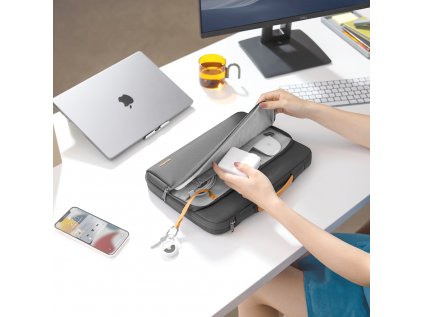 tomtoc Briefcase – 16" MacBook Pro (2021)/ 15,3" MacBook Air, čierna