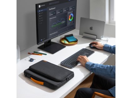 tomtoc Briefcase – 14" MacBook Pro (2021), čierna