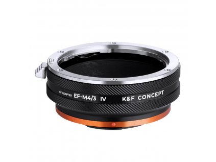 K&F Concept KF, M12126, VYSOKO PRESNÝ ADAPTÉR OBJEKTOV, Antireflexný, EOS-M4/3 IV PRO
