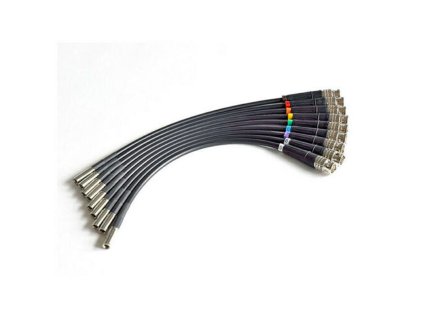 Canare Kábel SDI DIN 1.0/2.3 do BNC (M-samec) pre DECKLINK QUAD (9ks) 30cm