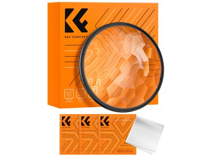 K&F Concept 77MM, Prism Effect Filter série Nano-B s 3 ks utierok na vysávanie
