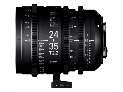SIGMA CINE 24-35 mm T2.2 FF F/VE METRIC pre Sony E