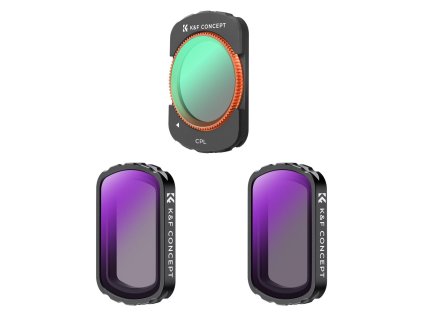 K&F Concept Sada magnetických filtrov K&F DJI Osmo Pocket 3 3ks (CPL+ND4+ND8)