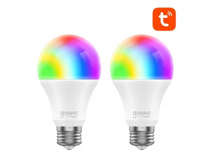 Inteligentná LED žiarovka WB4, 2 kusy Gosund (RGB) E27 (dvojbalenie) Tuya