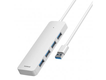 Baseus UltraJoy Series Lite 4-portový 1,5m rozbočovač (USB na USB3.0*4) (biely)