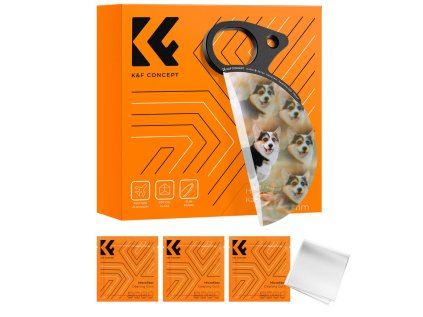 K&F Concept K&F 79MM,Nano-B Series Hand-held semi-circular Prism Effect Filter  with 3pcs vacuum cleaning cloths