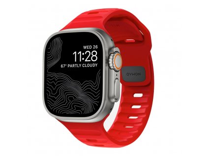 Nomad remienok Sport Strap pre Apple Watch 42/44/45/49mm - Night Watch Red