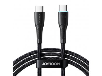 Kábel USB-C do USB-C Joyroom SA32-CC3 Starry, 60W, 1m čierny