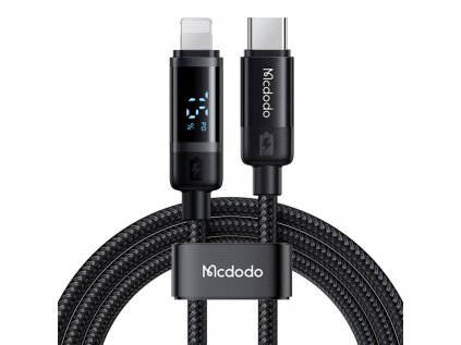 Kábel Mcdodo CA-5210 USB-C na Lightning, 36 W, 1,2 m (čierny)