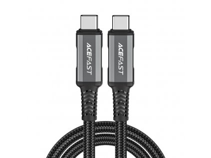 Acefast C1-09 kábel USB-C na USB-C, 48 W, 1 m (čierno-sivý)