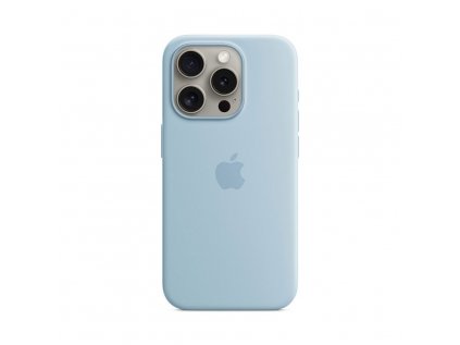iPhone 15 Pro Silicone Case with MagSafe - Light Blue