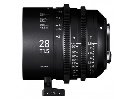 SIGMA CINE 28 mm T1.5 FF FL F/CE METRIC Fully Luminous pre Canon EF