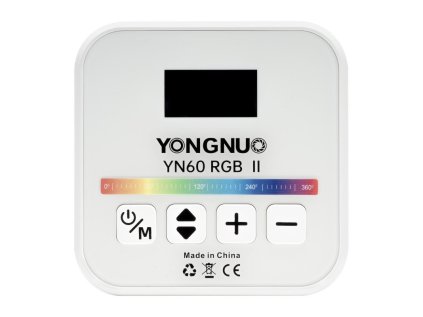 Yongnuo YN60 RGB II LED lamp - WB (2500 K - 9900 K)  white