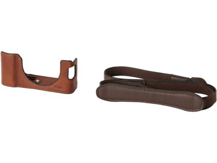 Súprava koženého polovičného puzdra SmallRig 4699 pre FUJIFILM X100VI (hnedá)