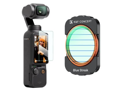 K&F Concept K&F DJI Osmo Pocket 3 magnetický filter Blue Streak Filter