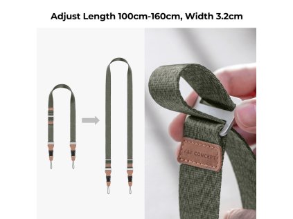 K&F Concept Alpha Camera Strap - vintage green