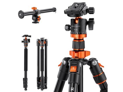 K&F Concept K&F 2m stropný statív pre digitálnu zrkadlovku Kompaktný prenosný statív Vlog Monopod + predlžovacie rameno