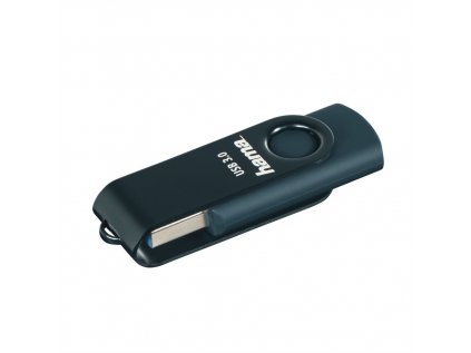 Hama USB 3.0 Flash Drive Rotate, 32 GB, 70 MB/s, petrolejová modrá