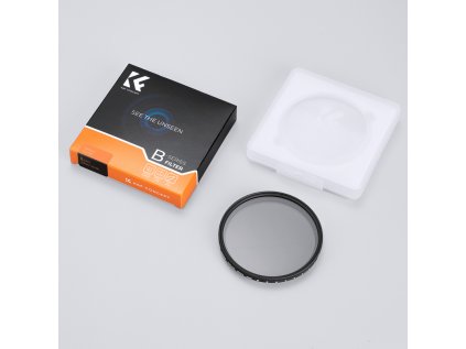 K&F Concept B-Series Fader ND2-400 Adjustable Gray Filter - 82 mm