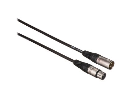 Kramer Electronics Kramer 3-kolíkový XLR samec na 3-kolíkový XLR samičí štvorkolíkový kábel (75')