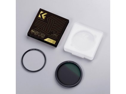 K&F Concept Nano-X MRC Fader Magnetic Adjustable Gray Filter ND8-128 - 77 mm