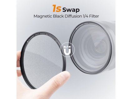 K&F Concept Nano-X MRC Black Mist 1/4 - 82 mm magnetic diffusion filter