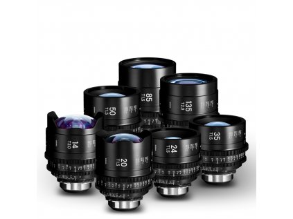 SIGMA CINE KIT 004 + kufor PMC-004 FL F/VE METRIC Fully Luminous pre Sony E