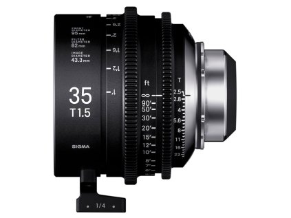 SIGMA CINE 35 mm T1.5 FF F/AP2 METRIC iTechnology pre Arri PL