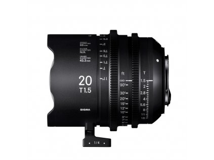 SIGMA CINE 20 mm T1.5 FF F/CE METRIC pre Canon EF