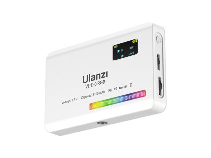 Ulanzi VL120 LED lamp - RGB, WB (2500 K - 9000 K), white