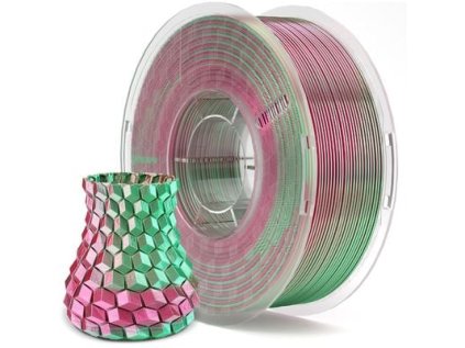 ELEGOO SILK PLA -1.75mm-1KG-Cardboard Spool-Silk Green Red
