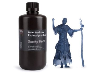 ELEGOO Water-washable Resin 1KG, Smoky Black