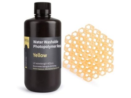 ELEGOO Water-washable Resin 1KG, Yellow