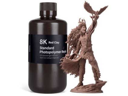 ELEGOO 8K Standard Resin 1KG, Red Clay