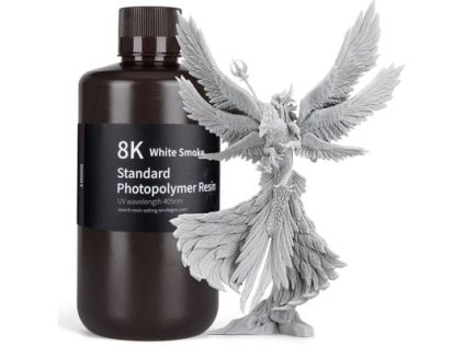 ELEGOO 8K Standard Resin 1KG, White Smoke