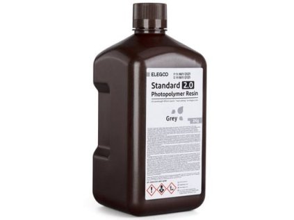 ELEGOO Standard Resin V2.0 2KG, Grey