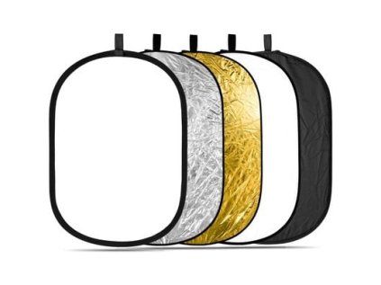 Neewer RF0812 Odrazová doska oválna 5v1, 150x200cm