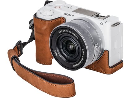 Súprava koženého puzdra SmallRig 4889 pre Sony ZV-E10 II Hnedá