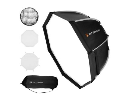 K&F Concept K&F 55CM rýchloupínací osemhranný softbox s držiakom Bowens