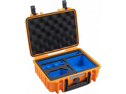 B&W Cases Type 1000 for DJI Osmo Action 3, Orange