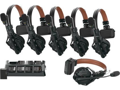 Hollyland Solidcom C1 Pro  Wireless Intercom System with 6 ENC headsets