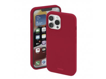 Hama MagCase Finest Feel PRO, kryt pre Apple iPhone 14 Pro, červený